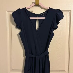 Navy blue pantsuit